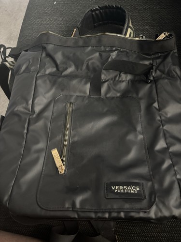 Versace black backpack for - backpack,