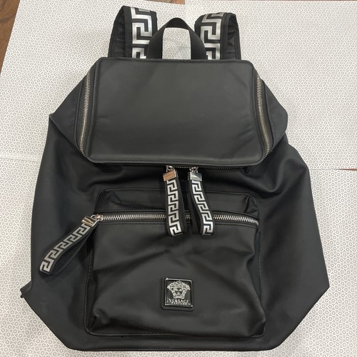 Versace parfums backpack black - backpack,