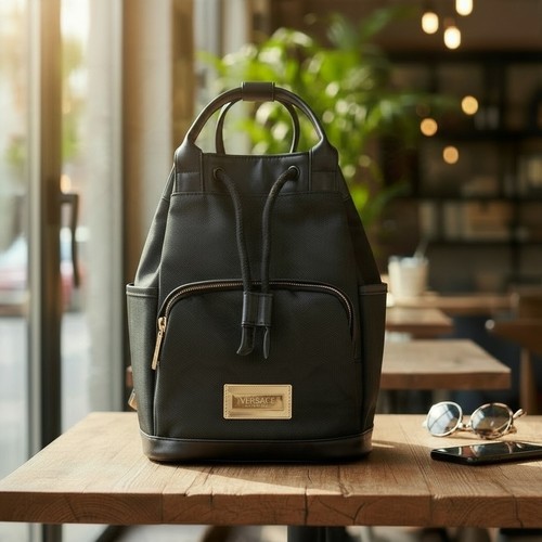 Versace parfums mini backpack - versace,