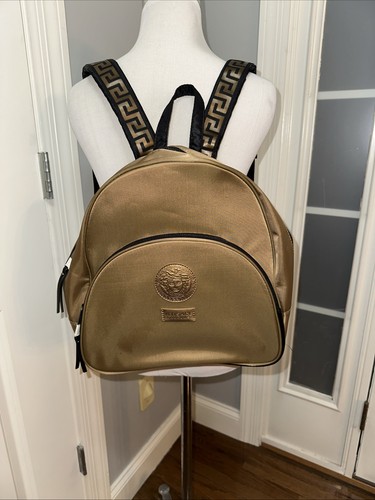 Versace parfums nylon backpack - versace,